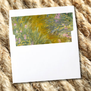 Path through the Irises, Monet Envelope Liner