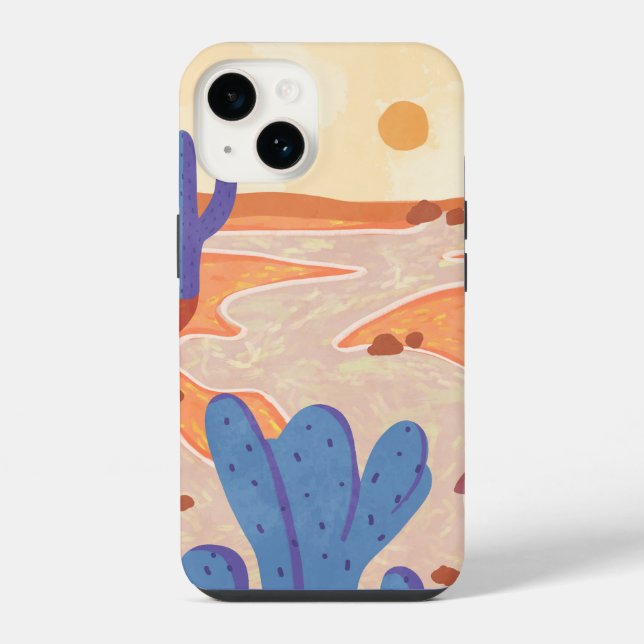 Path Through the Painted Desert Iphone Case (Back)