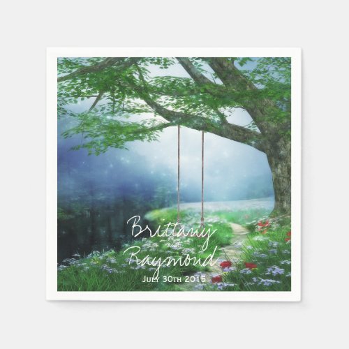 PATH TO FOREVER WOODLAND STREAM PAPER NAPKINS
