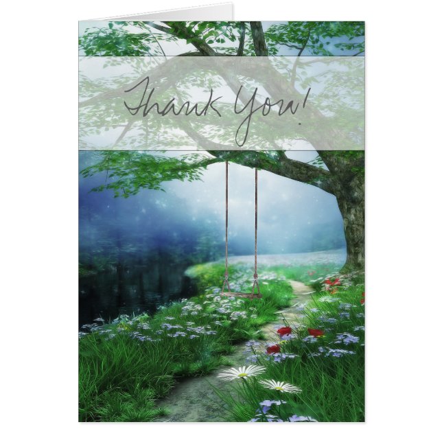 PATH TO FOREVER WOODLAND STREAM THANK YOU (Front)