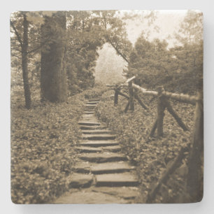 Path To Light Stone Coaster