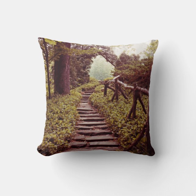 Path To Light Throw Pillow (Front)