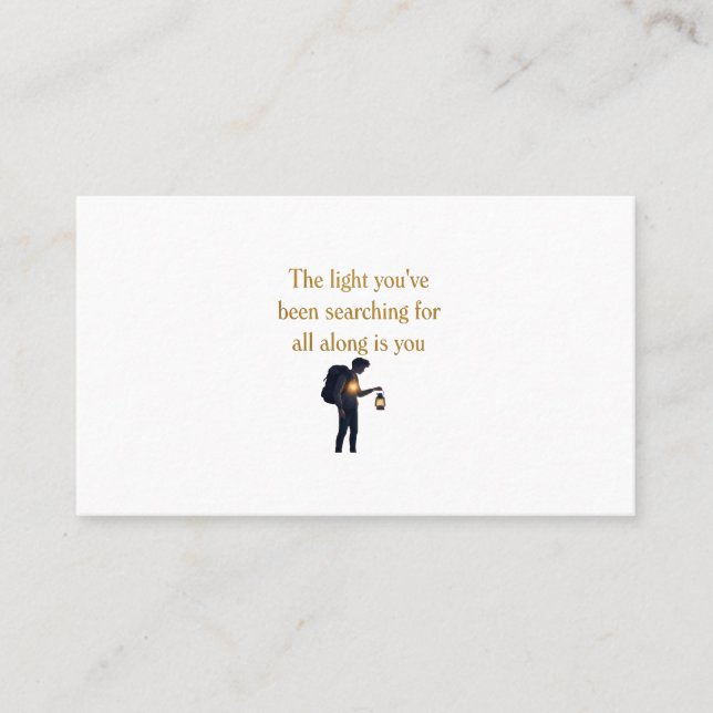 Path To Mindfulness And Success Collection  Business Card (Front)