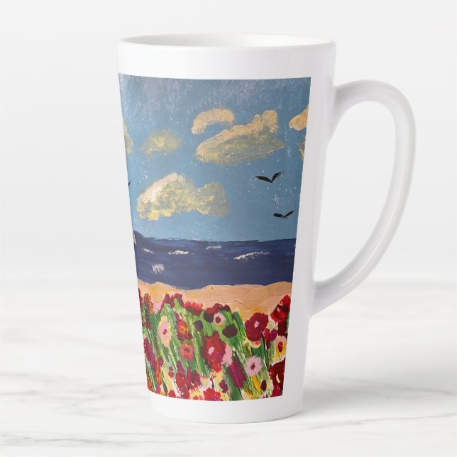 Path to my favorite place latte mug (Right)