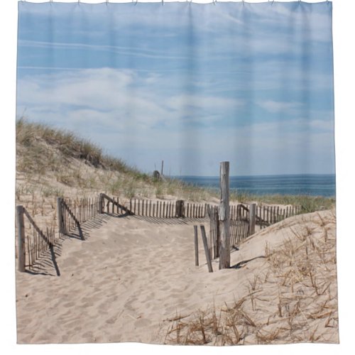 Path to the beach shower curtain