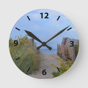 Path To The Beach Wall Clock