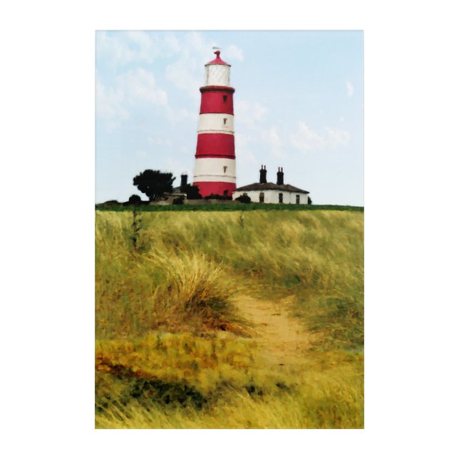 Path to the Lighthouse Acrylic Print (Front)