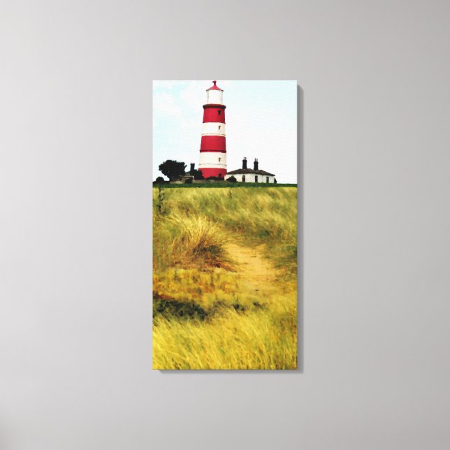 Path to the Lighthouse Canvas Print (Front)