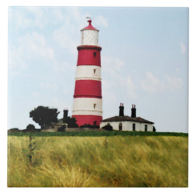 Path to the Lighthouse Ceramic Tile (Front)