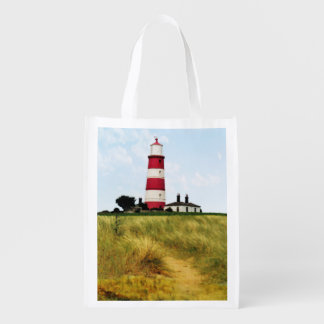 Path to the Lighthouse Grocery Bag