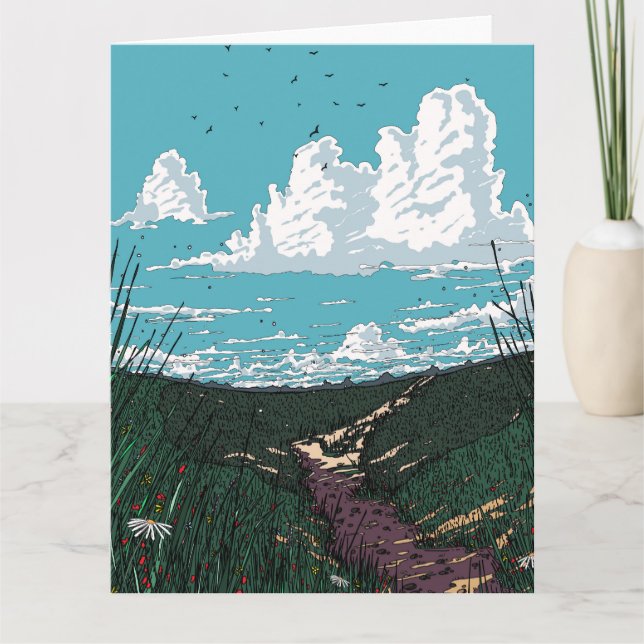 Path to the Mountains Card (Front)