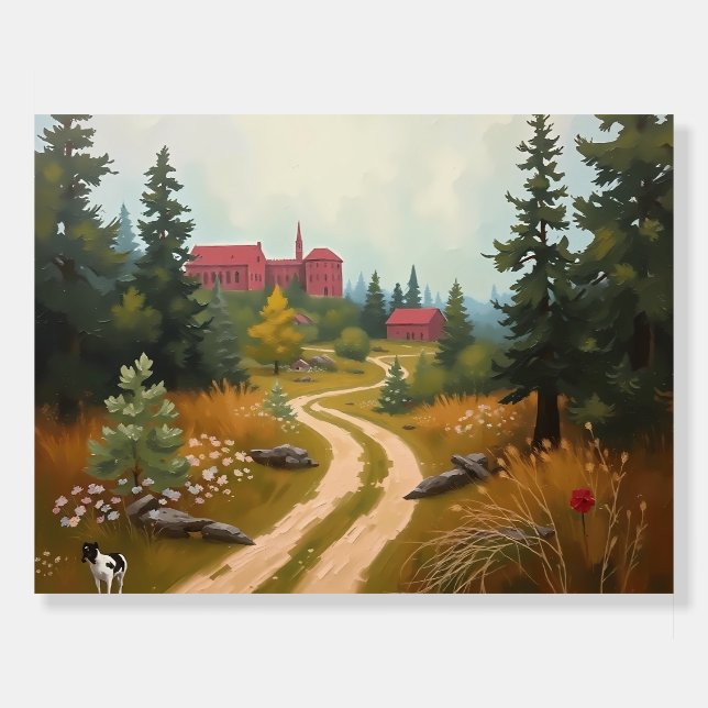 "Path to the Old Abbey" Foam Board (Front)