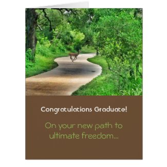 Path to Ultimate Freedom Graduation Card
