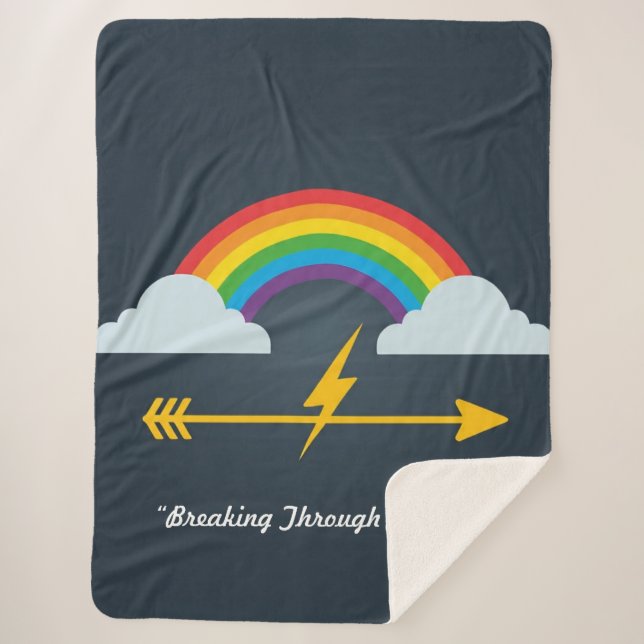 "Path Toward Hope" Sherpa Blanket (Front)