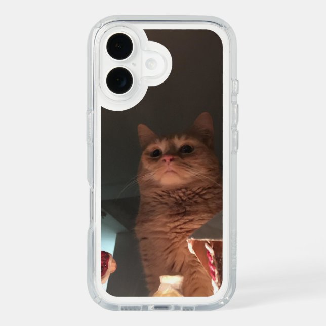 Pathetic Meme Cat | Funny iPhone Case (Front)