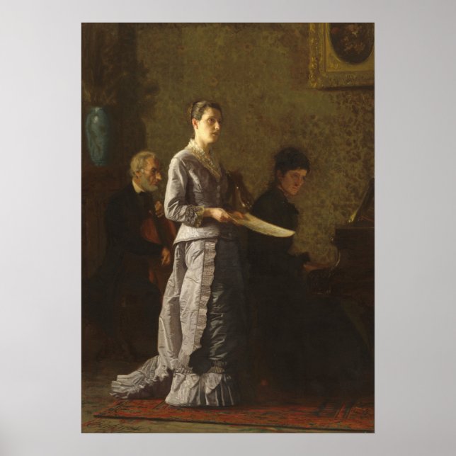 Pathetic Song - Thomas Eakins Fine Art Poster (Front)