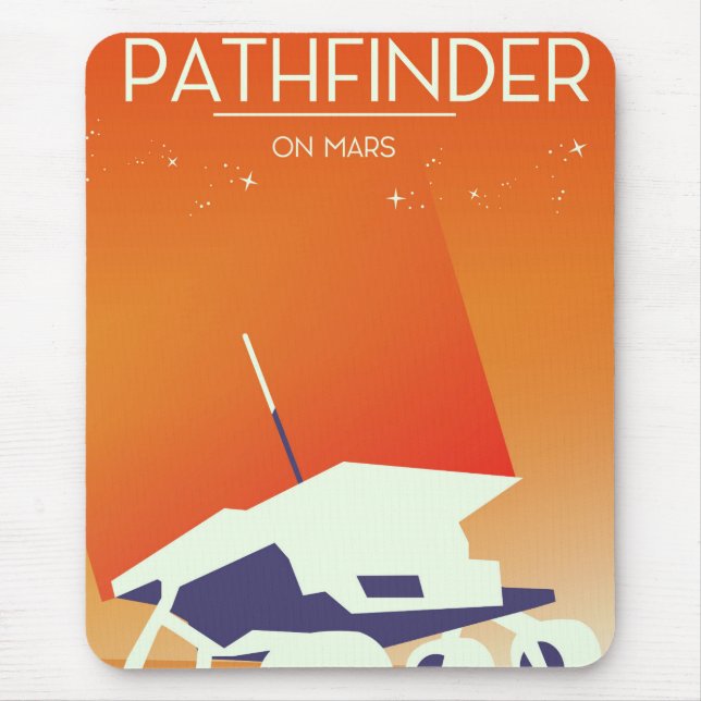 Pathfinder at Mars Space Art Mouse Pad (Front)