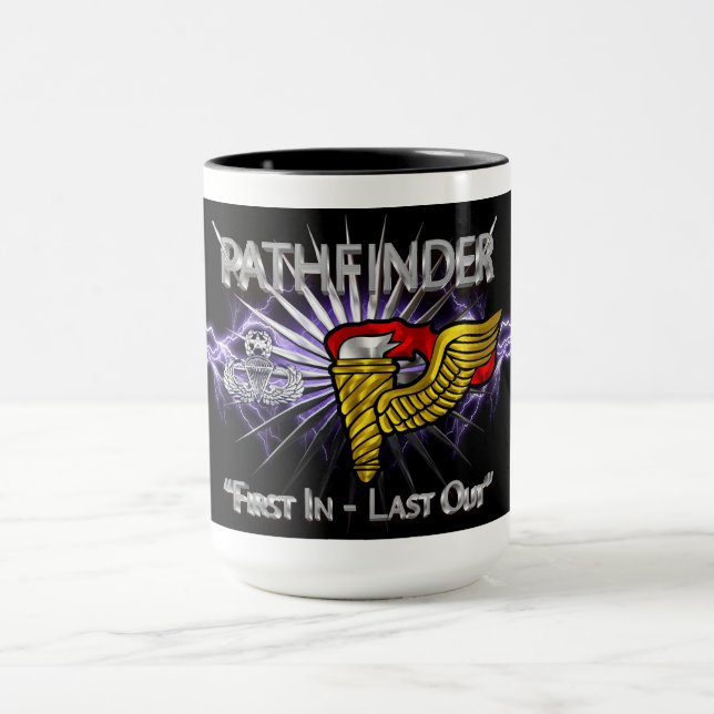 Pathfinder Badge-“First In Last Out” Mug (Center)