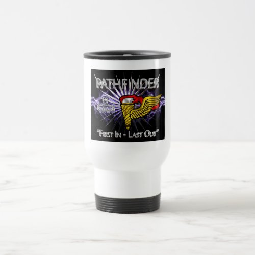 Pathfinder Badge_First In Last Out Travel Mug
