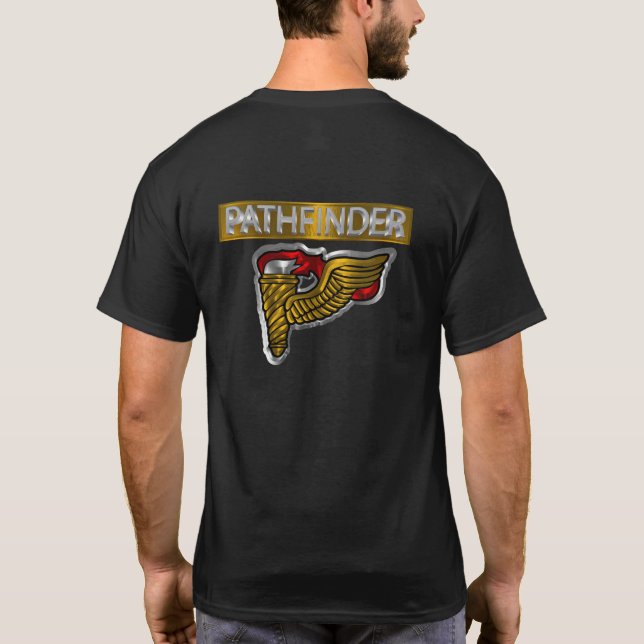 Pathfinder Badge-“Pathfinder” Custom Design T-Shirt (Back)