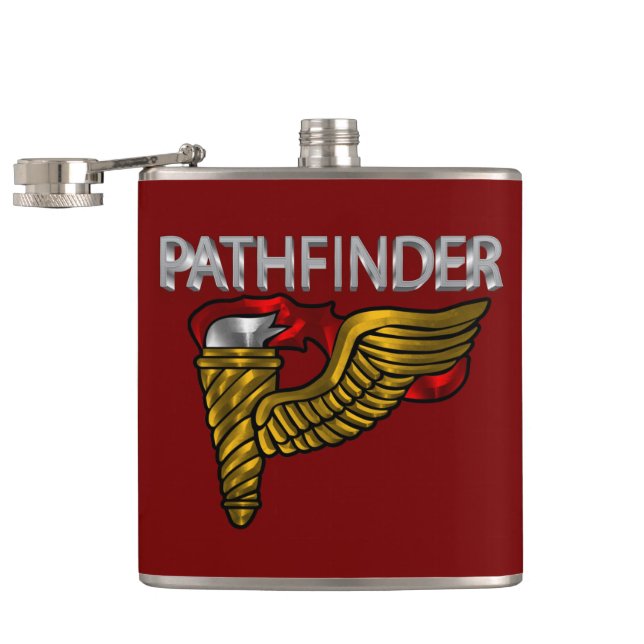 Pathfinder Badge- “Pathfinder” Flask (Opened)