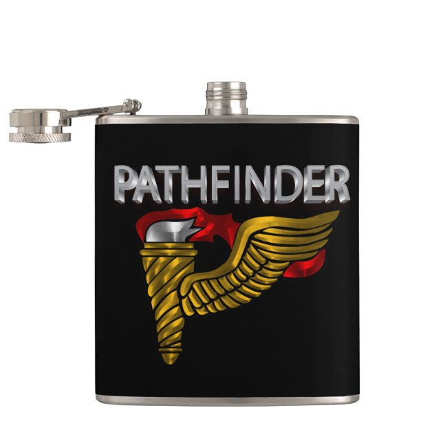 Pathfinder Badge- “Pathfinder” Flask (Opened)