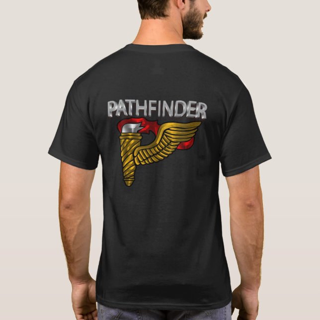 Pathfinder Badge-“Pathfinder” Text T-Shirt (Back)
