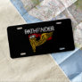 Pathfinder Badge-Pathfinder Title Black License Plate