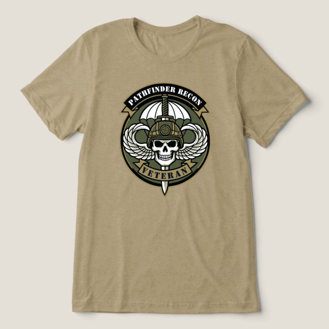Pathfinder Recon Veteran Tri-Blend Shirt (Design Front)
