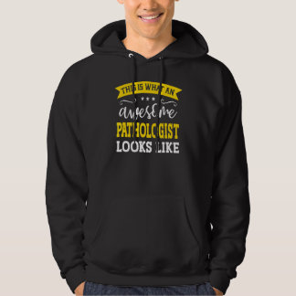 Pathologist Job Title Employee Funny Worker Pathol Hoodie