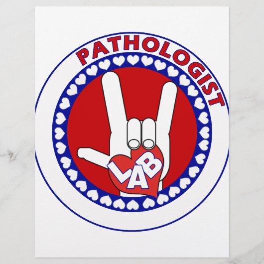 PATHOLOGIST LOGO ROUND ASL I LOVE LAB (Front)