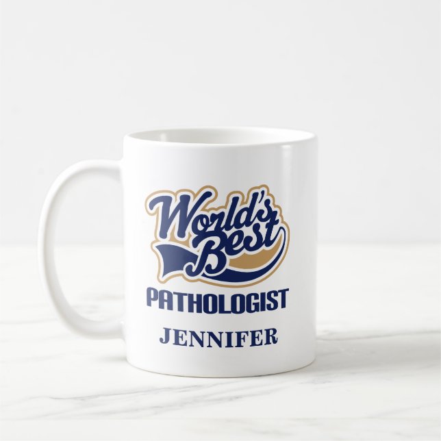 Pathologist Personalized Mug Gift (Left)