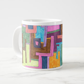"Paths" Abstract Art Large Coffee Mug