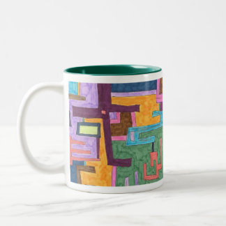 Paths, Abstract Art Mug