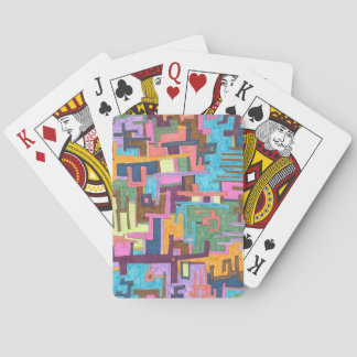 "Paths" Abstract Art Poker Cards