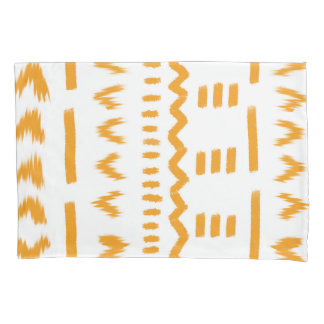Paths Of Sun Mudcloth African Pattern In White Pillow Case