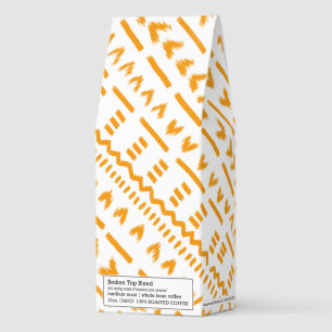 Paths Of Sun Mudcloth African Pattern Roasted Coffee