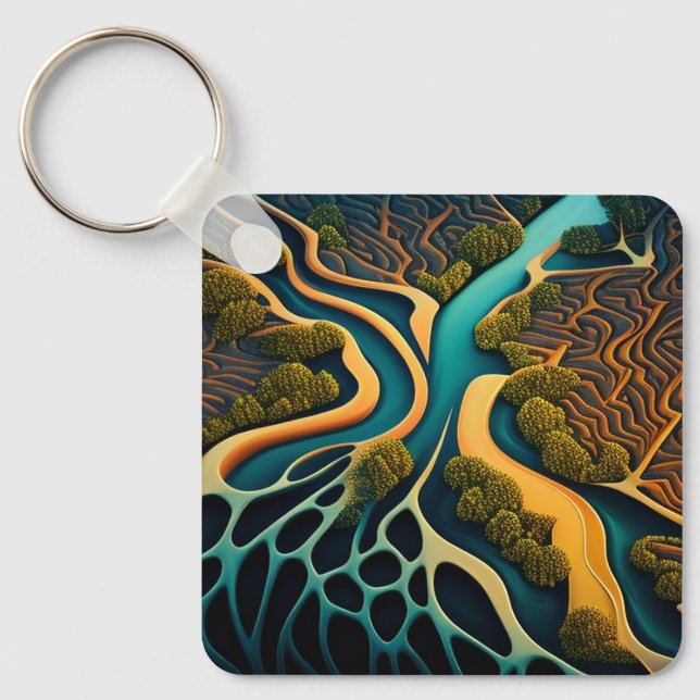 Paths of the Dreamland Keychain (Front)