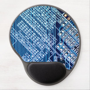 Paths on a computer plate gel mouse pad