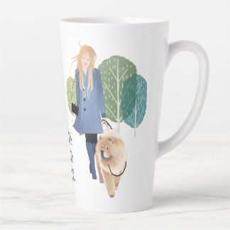 PATHS R MADE BY WALKING - Chow-Latte Mug