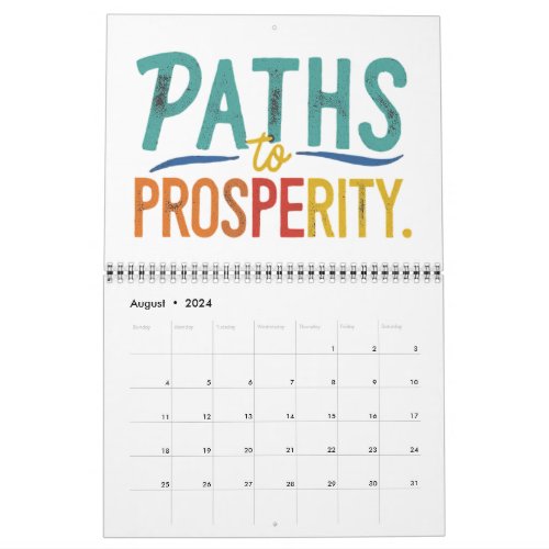 Paths to Prosperity Calendar