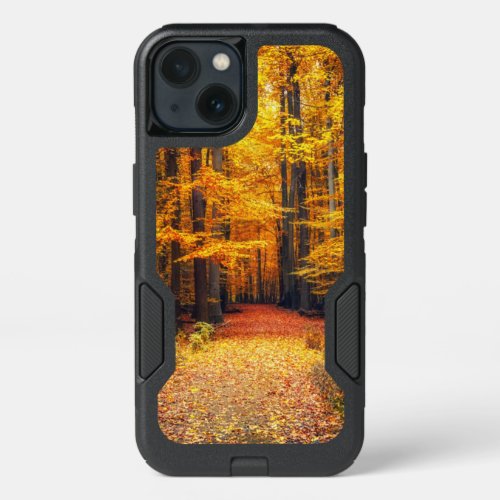 Pathway In The Autumn Park iPhone 13 Case