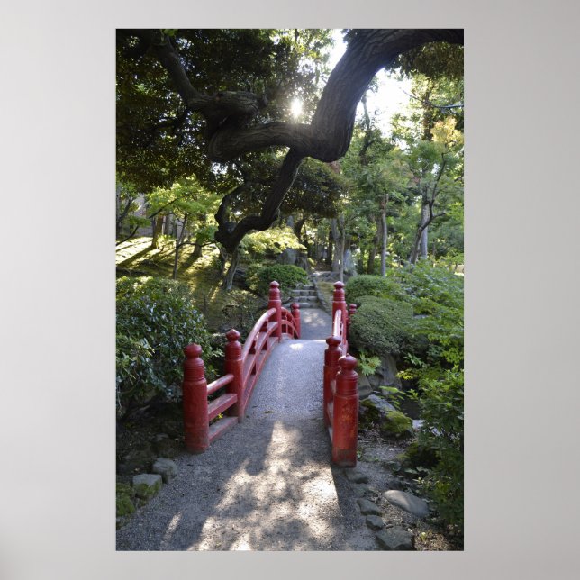 Pathway to Serenity - Japanese Garden Poster (Front)
