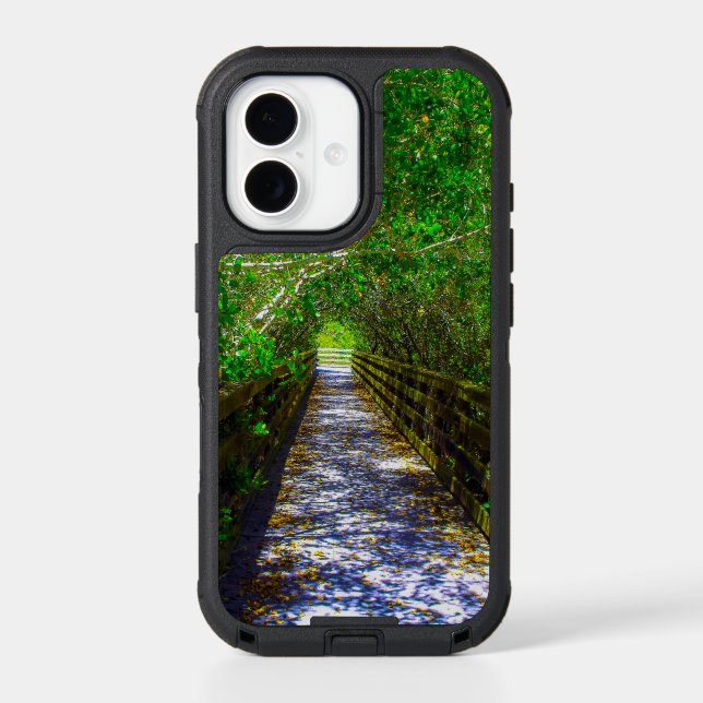 Pathway under the Tree Canopy Otterbox iPhone Case (Back)