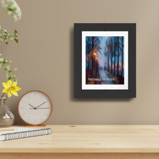 Pathways to Peace – Serene Framed Wall Art
