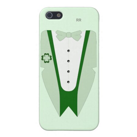 Pati O'case Shades Of Green Dinner Jacket Case For Iphone Se/5/5s