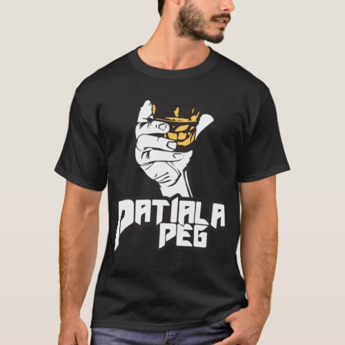 Patiala Peg T Shirt Punjabi Pop Culture    T_Shirt