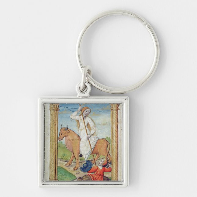 Patience Against Wrath Keychain (Front)