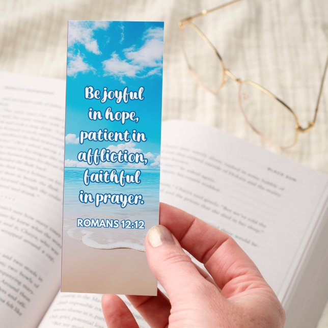 Patience Bible Verse Bookmarks (Hand)