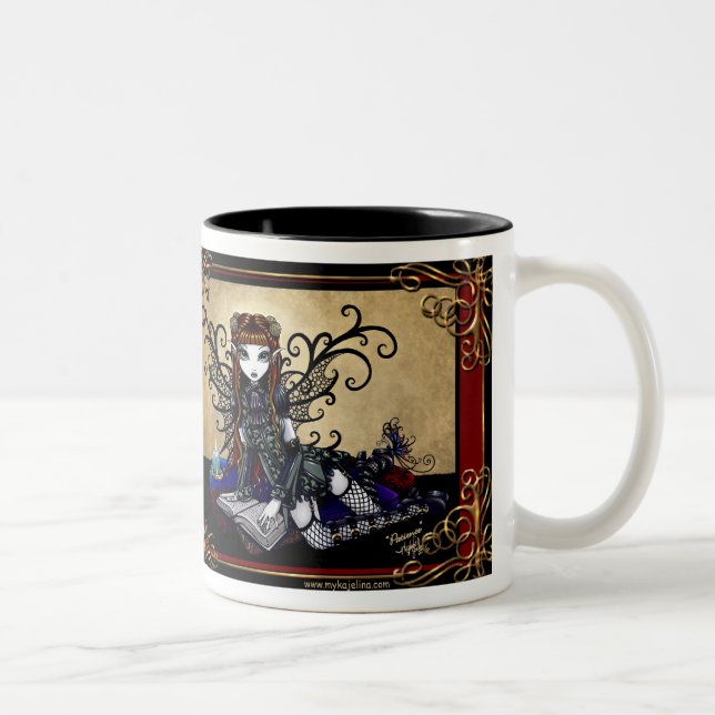 "Patience" Elegant Fairy Mug (Right)